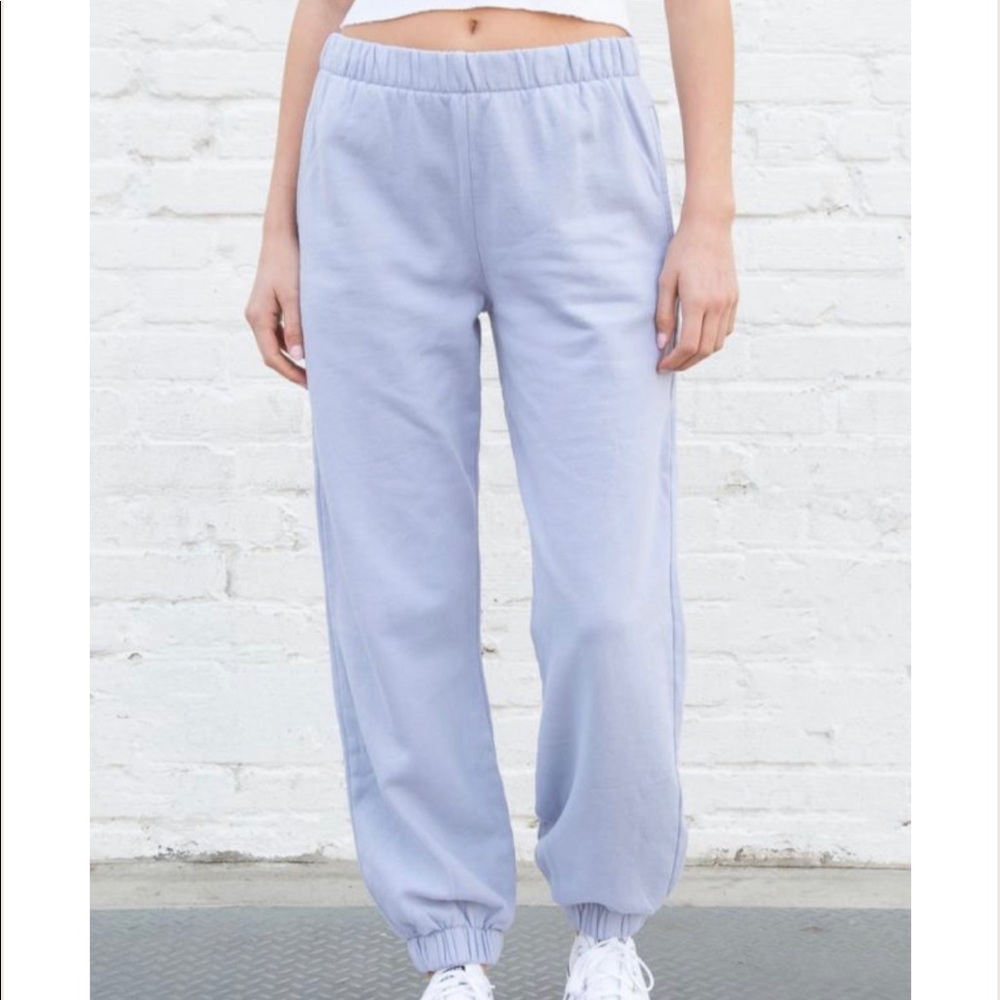 ROSA SWEATPANTS light blue brandy melville
